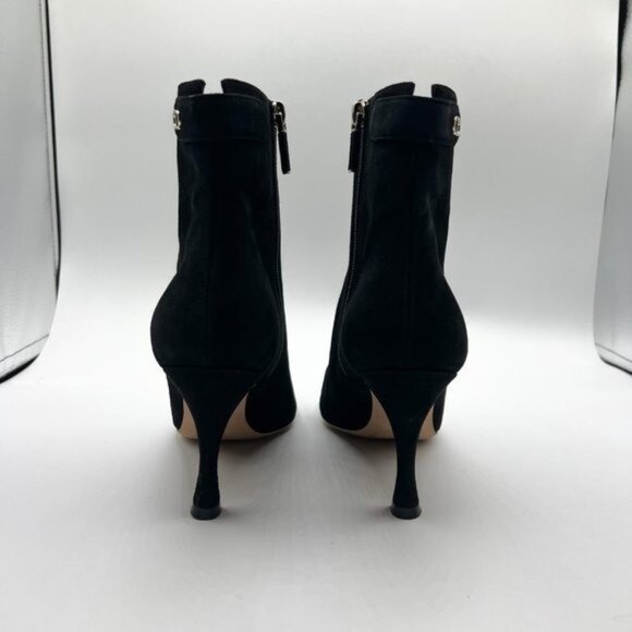 Christian Dior Black Dior Attract Heeled Ankle Boot with CD Logo New without Box - Picture 5 of 10